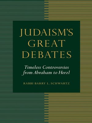cover image of Judaism's Great Debates